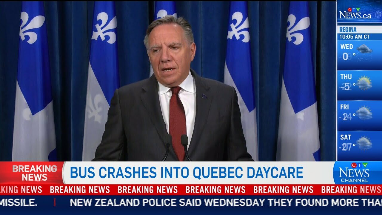 Laval daycare crash | Update from Quebec Premier Legault