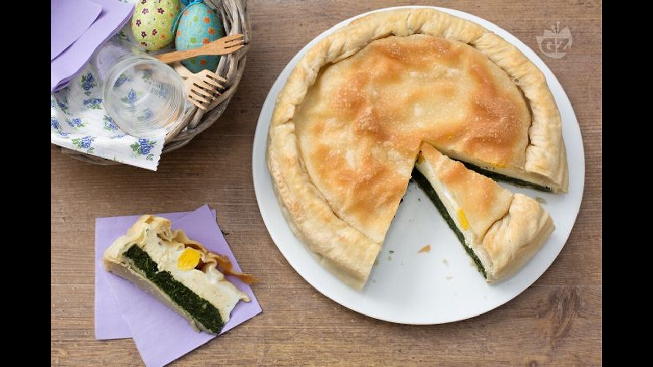 Savory Easter pie (Torta Pasqualina)