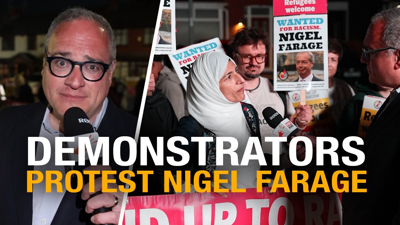 'Stand Up To Racism' protesters claim Reform UK are racist Nazis