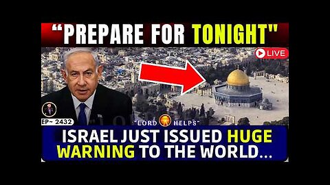 "SOMETHING SCARY WILL HAPPEN TONIGHT IN ISRAEL"👆Prophetic Word Today |