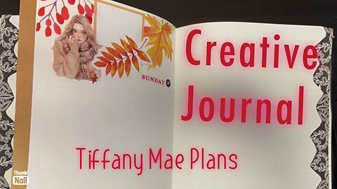 September 15th weekly spread in my creative journal