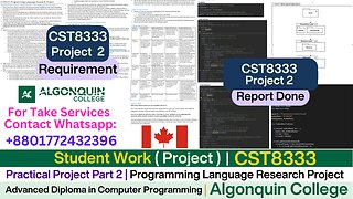 Client Work (Assignment ) | CST8333 Layered MVC Project + Dataset + Testing | Algonquin College
