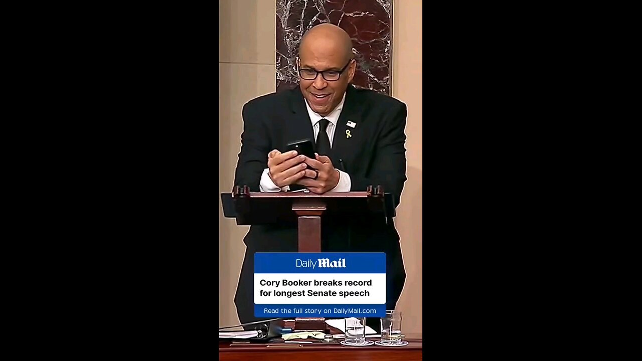 Cory Brooks broke speech record
