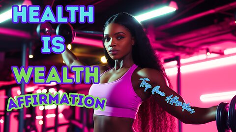 Health Is Wealth Affirmation | Boost Energy & Manifest Money Daily ( Powerful Daily Affirmation)