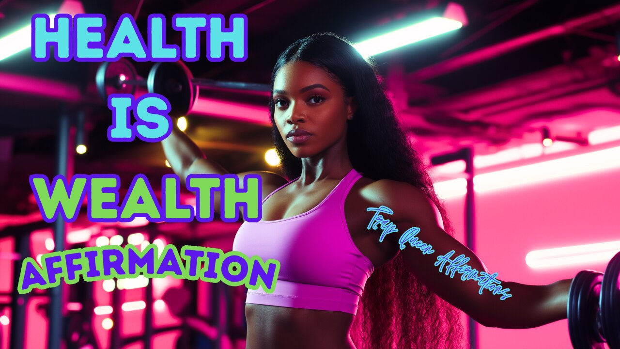 Health Is Wealth Affirmation | Boost Energy & Manifest Money Daily ( Powerful Daily Affirmation)