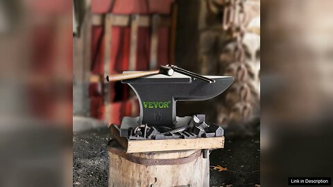 VEVOR Cast Iron Anvil 25 Lbs(11kg) Single Horn Anvil with 6.8 x Review