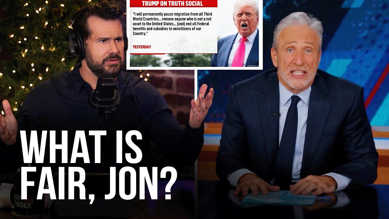 Trump Just Nuked 3rd World Migration and Jon Stewart's Skull