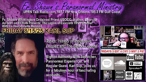 THE FOOT, Squatchin' and Bears, Oh My! "KARL SUP"