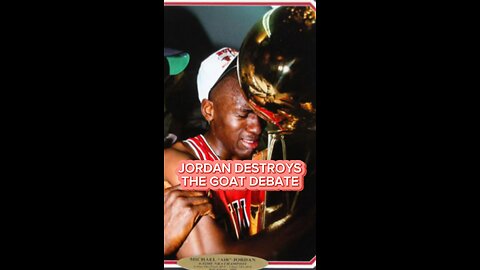 JORDAN DESTROYS LEBRON AND THE GOAT DEBAT 😱 #lebron#lebronjames#jordan#michaeljordan#nba#basketball