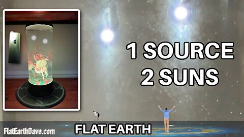 [Jun 16, 2025] One circling source sun 2 counter rotating suns in the dome - FLAT EARTH