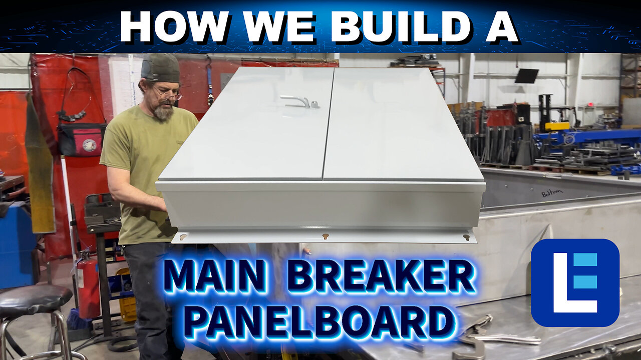 How We Build A Power Distribution Main Breaker Panelboard - 480Y/277