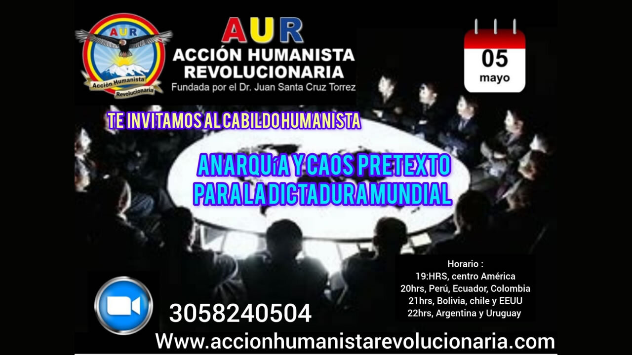 05-05-2025 ANARQUÍA Y CAOS, EL PRETEXTO PARA LA DICTADURA MUNDIAL