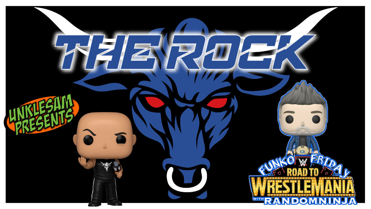 The Rock on this weeks Funko Friday Road To Wrestlemania with Random Ninja