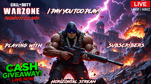 💰I Pay You To Play Call of Duty Warzone Rebirth Island LIVE #callofduty #warzone #cod #gaming