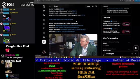 2025-09-08 04:00 EDT - Show Time Open: