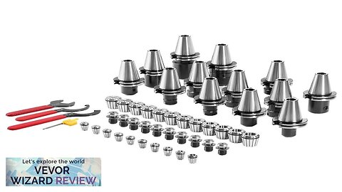 VEVOR CAT40 Collet Holder ER 16/32 Collet Set 35 PCs SLN FMB Review