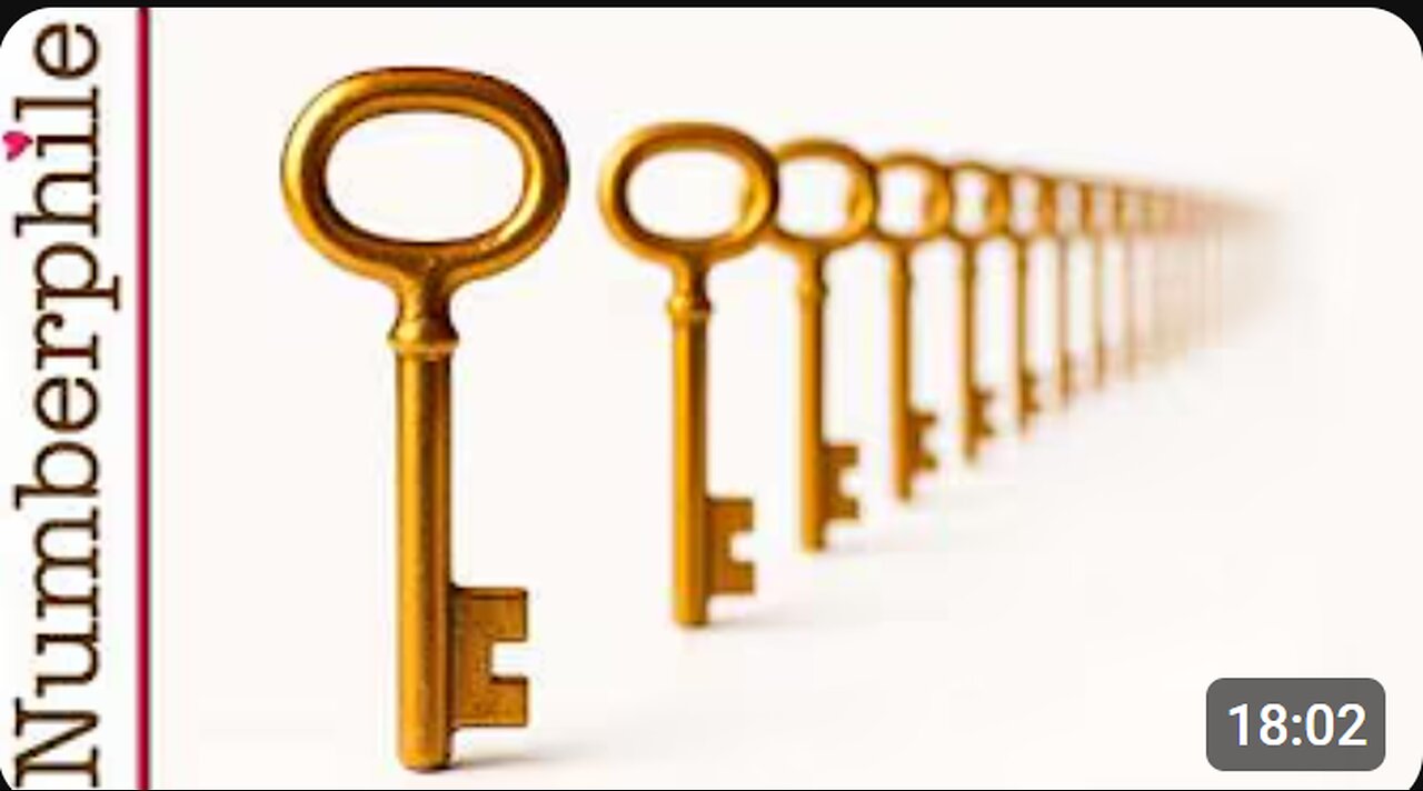"🔑 The Infinite Hotel Key Problem: Solved by Math! 🏨✨ | Numberphile"