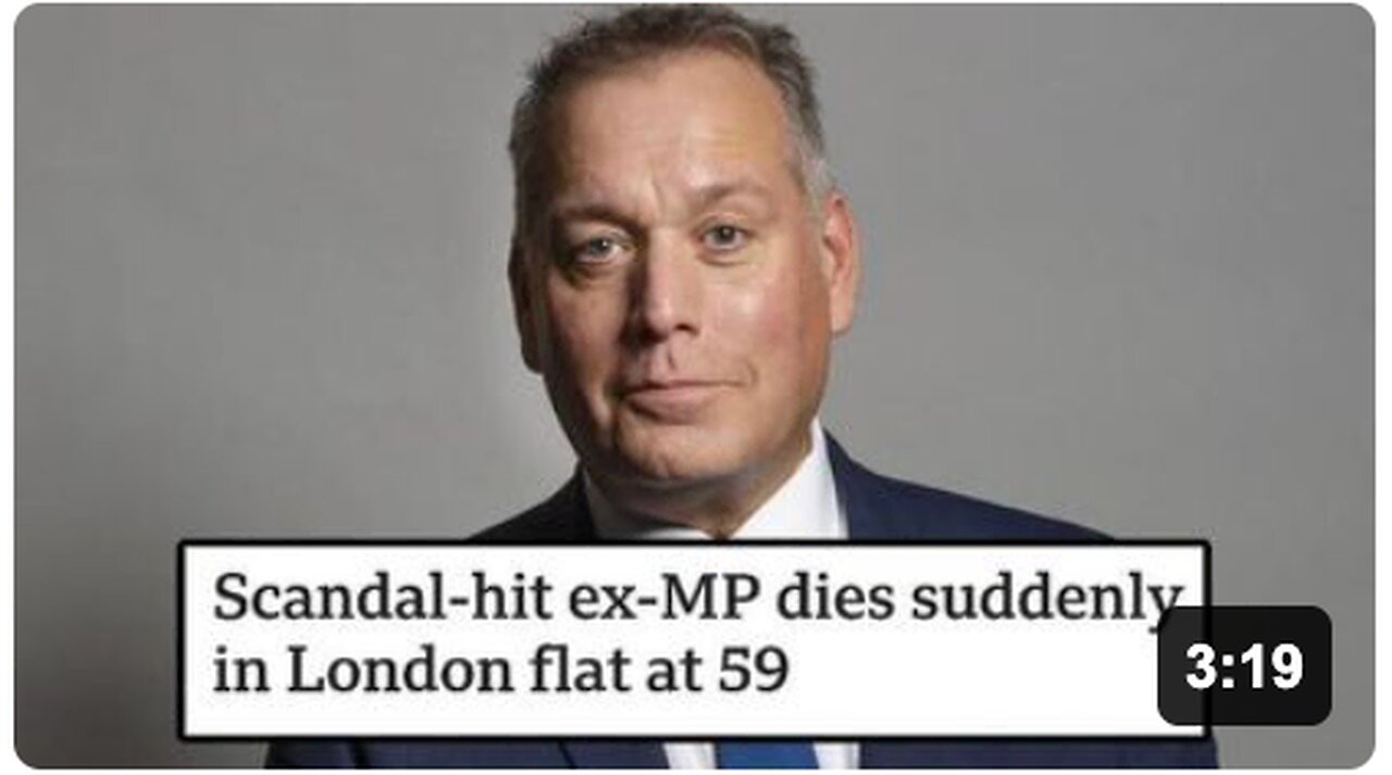 YET ANOTHER VACCINE-PUSHING MP DROPS DEAD!