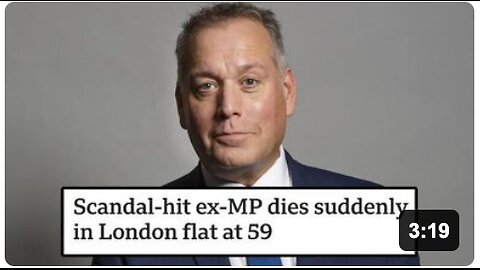 YET ANOTHER VACCINE-PUSHING MP DROPS DEAD!