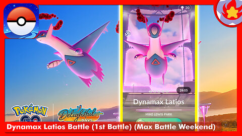 Dynamax Latios Battle (1st Battle) (Max Battle Weekend) | Pokemon GO