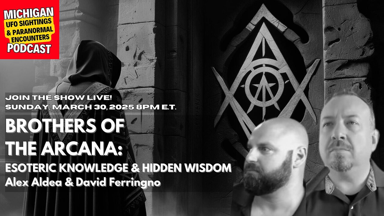 🔺Freemasonry, Hidden Knowledge & the Occult | Brothers of the Arcana | Rumble Livestream👁️