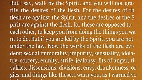 How to put on the full armor of God and walk in accordance with the Holy Spirit