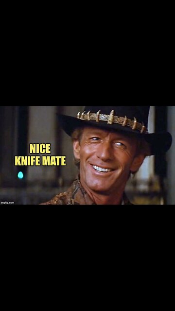 THE ENTIRE HEART OF THE MOVIE CROCODILE DUNDEE 🐊🔪 WAS THE SCENE THAT WAS PULLED❗