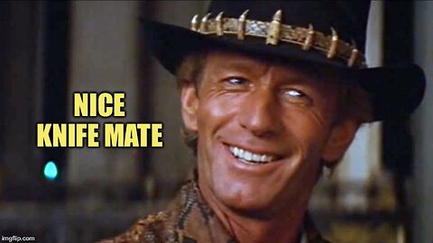 THE ENTIRE HEART OF THE MOVIE CROCODILE DUNDEE 🐊🔪 WAS THE SCENE THAT WAS PULLED❗