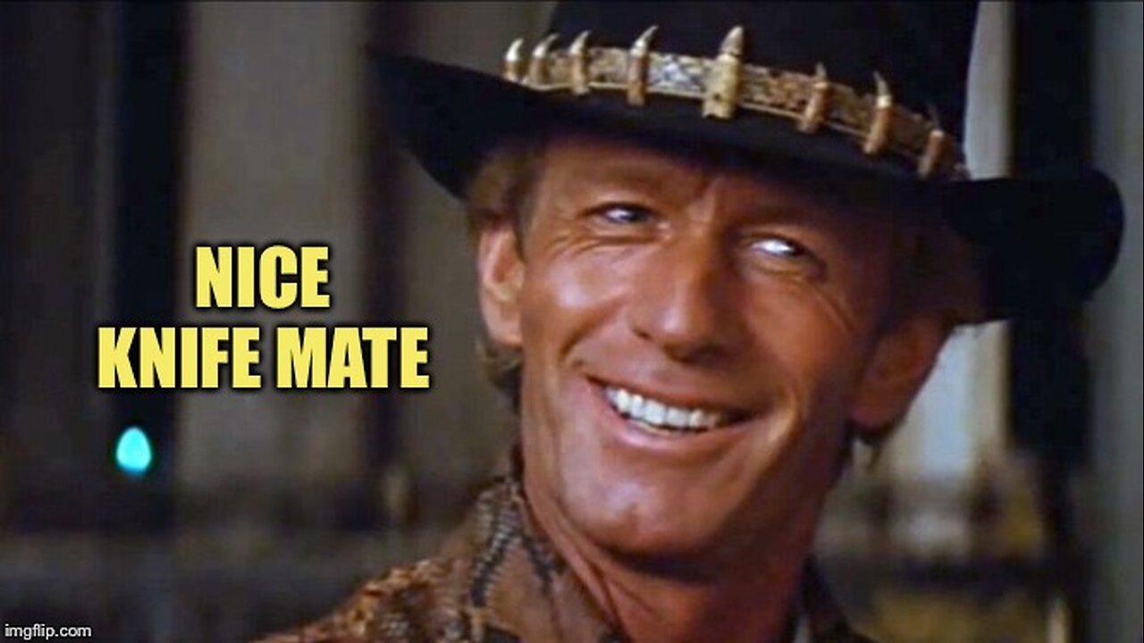 THE ENTIRE HEART OF THE MOVIE CROCODILE DUNDEE 🐊🔪 WAS THE SCENE THAT WAS PULLED❗