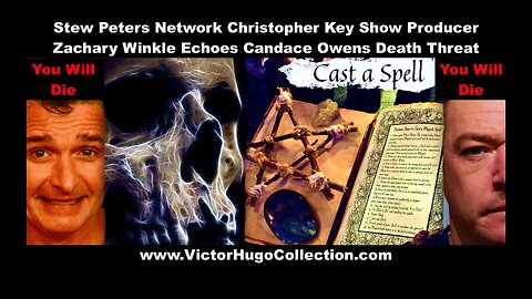 Stew Peters Network Christopher Key Show Producer Zachary Winkle Echoes Candace Owens Death Threat