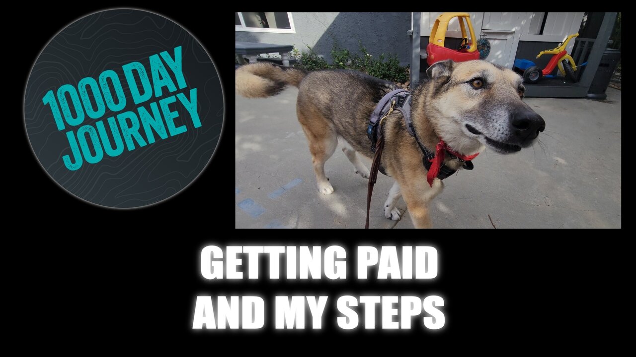 1000 Day Journey 0847 Getting Paid and My Steps