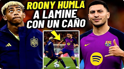 🔥 CAÑO IMPRESIONANTE DE BARDGHIJ A YAMAL EN ENTRENAMIENTO ⚽ UN GESTO DE TALENTO Y COMPLICIDAD