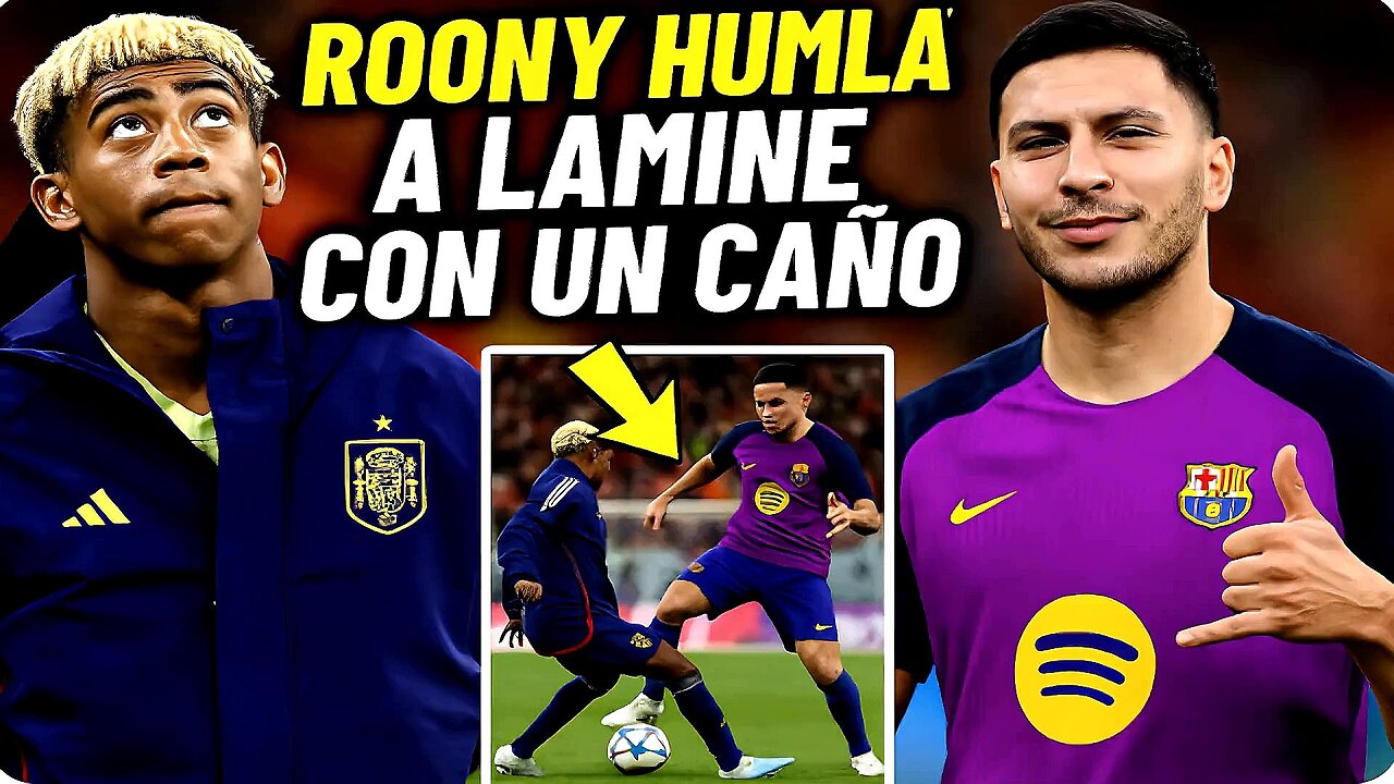 🔥 CAÑO IMPRESIONANTE DE BARDGHIJ A YAMAL EN ENTRENAMIENTO ⚽ UN GESTO DE TALENTO Y COMPLICIDAD