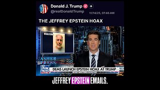 President Trump Posts Jesse Watters on the 'Jeffrey Epstein Hoax'