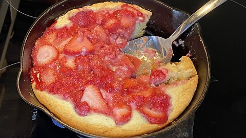 Quick & Delicious Strawberry Spoon Cake