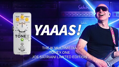 Joe Satriani's LIMITED EDITION Tonex Pedal Is A GAMECHANGER?