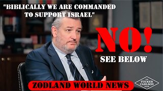 ►🚨▶⚡️✡✝️❗️⚡️ Ted Cruz: "Biblically We are Commanded to Support Israel" ❗️NOT❗️