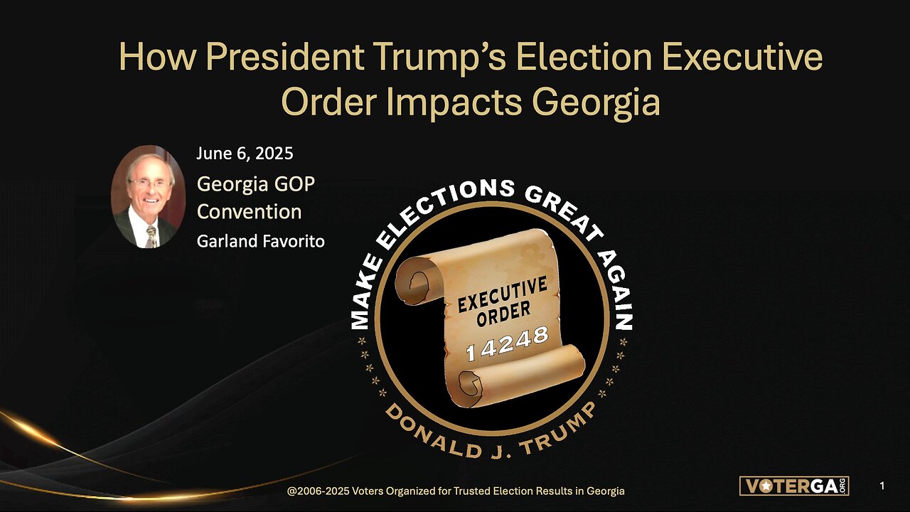 How Trumps Election Executive Order Impacts GA