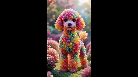 Fantasy Candy Dogs in 4K 🍭✨ | AI Art for Dog Lovers & Dreamers
