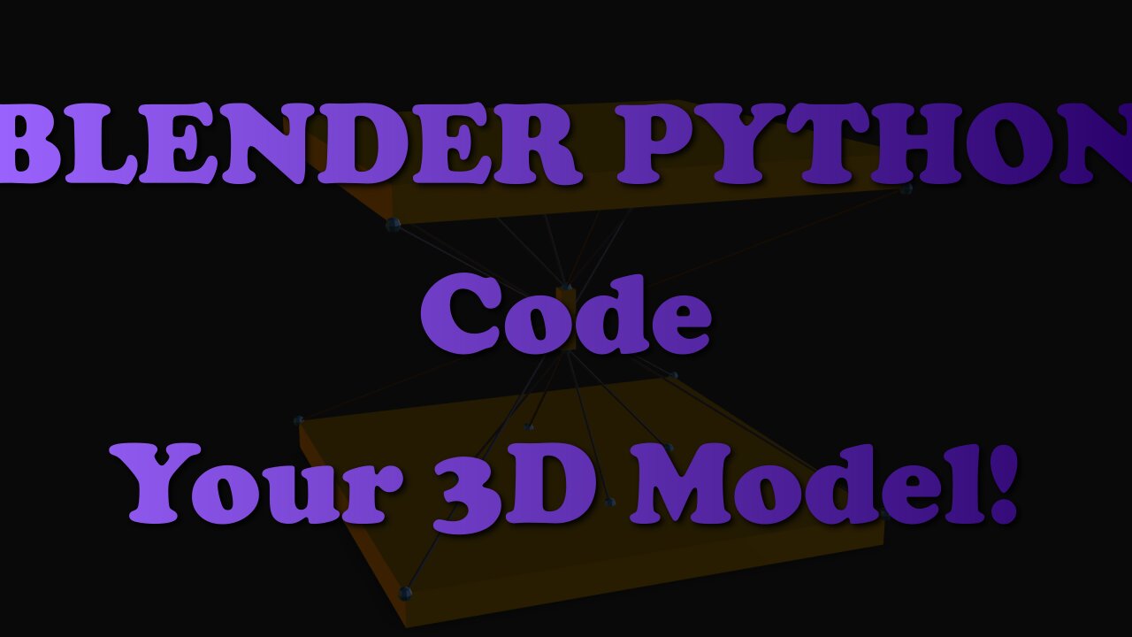 Code-to-Web in 5 Min: Generate 3D Tensegrity Tables with Blender Python! (Beginner Project)