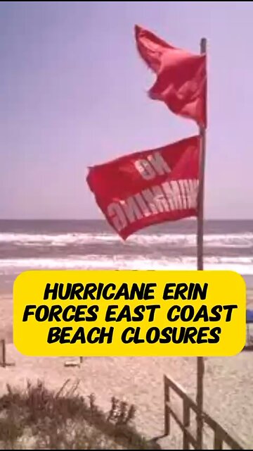 Hurricane Erin Slams East Coast 🌊⚠️ | Beaches Shut Down from NYC to NJ