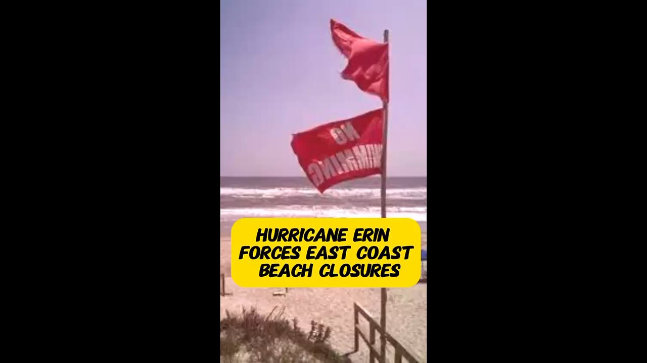 Hurricane Erin Slams East Coast 🌊⚠️ | Beaches Shut Down from NYC to NJ