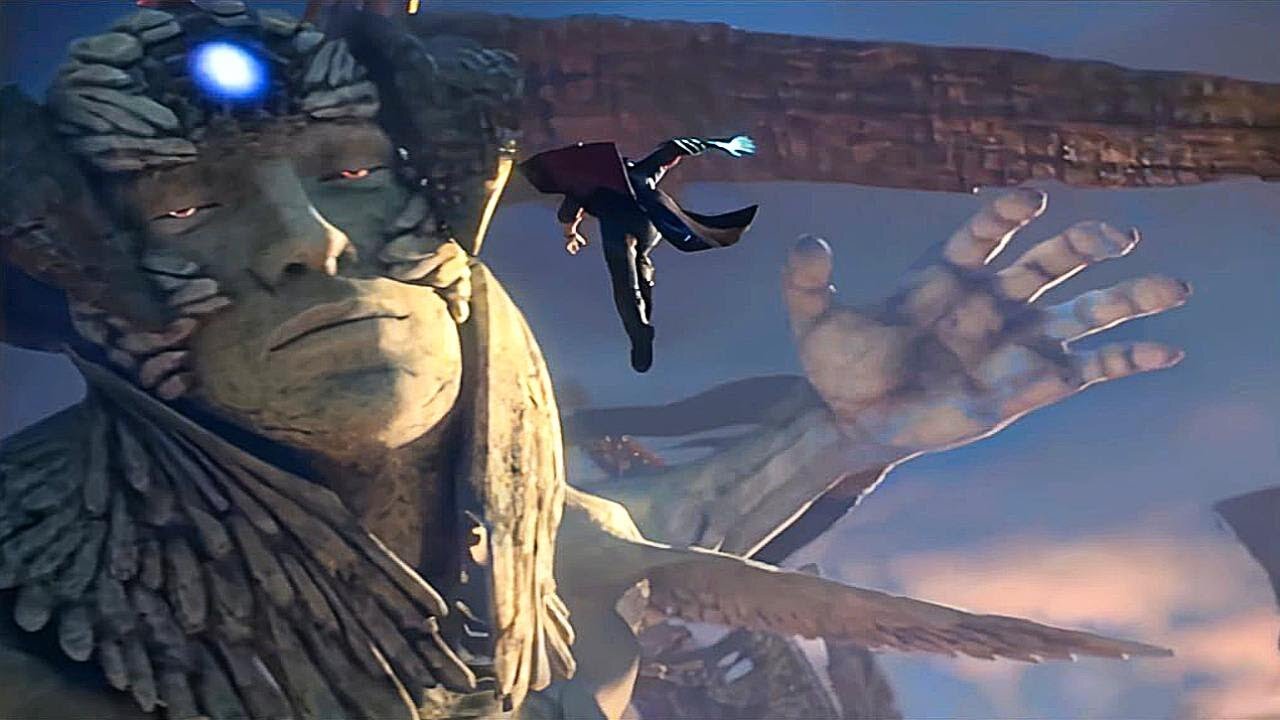 Devil May Cry - Dante Vs Savior Colossus Fight Scene