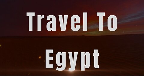 Travel To Egypt