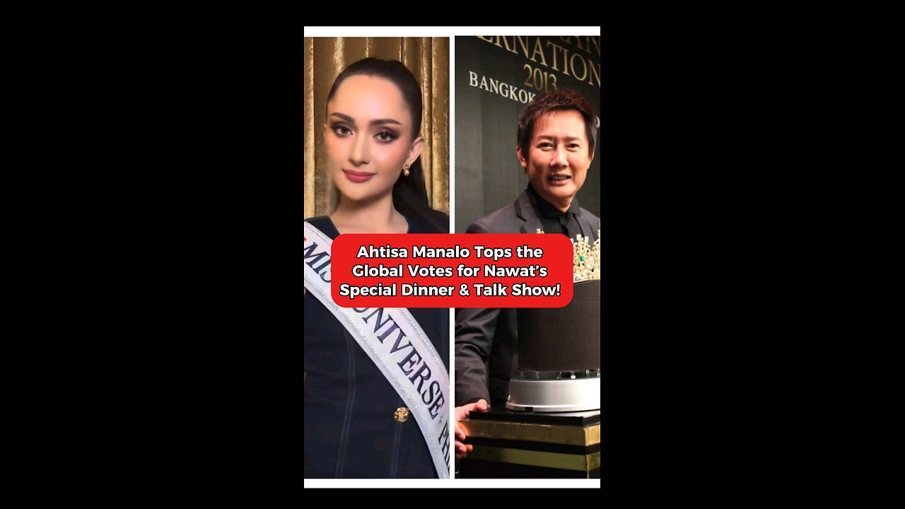 Ahtisa Manalo for Mr Nawat Show