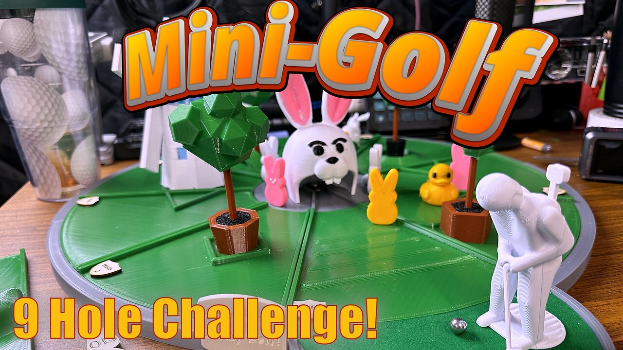 3D Printed Miniature Golf Course That Actually WORKS!!/#SnapmakerMiniGolf