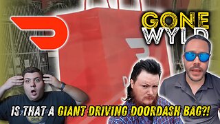 Doordash Delivered Merch in Giant Driving Doordash Bag?!