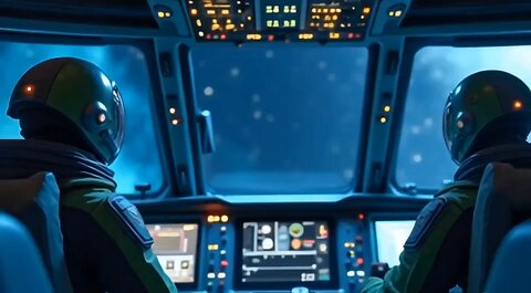 Void of the cosmos - Galactic Synthwave Music | Sci-Fi AI Space Short Film
