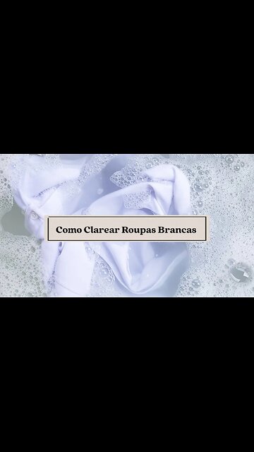 👚💦Como Deixar Roupas Brancas com Receita Caseira