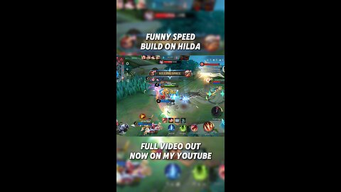 Funny Speed Build 🤣 #mobilelegends #moba #hilda